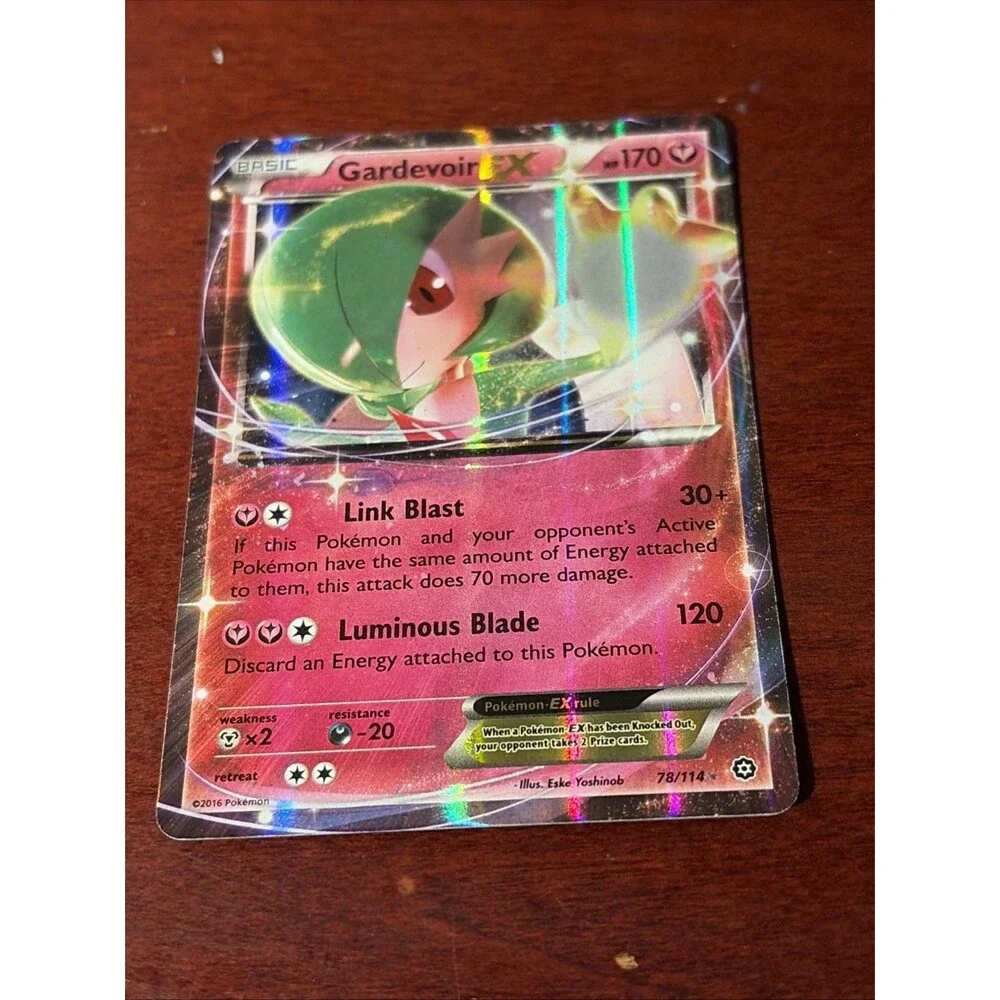 Gardevoir EX 78/114 Holo Steam Siege Pokemon Card 2018 NEAR MINT